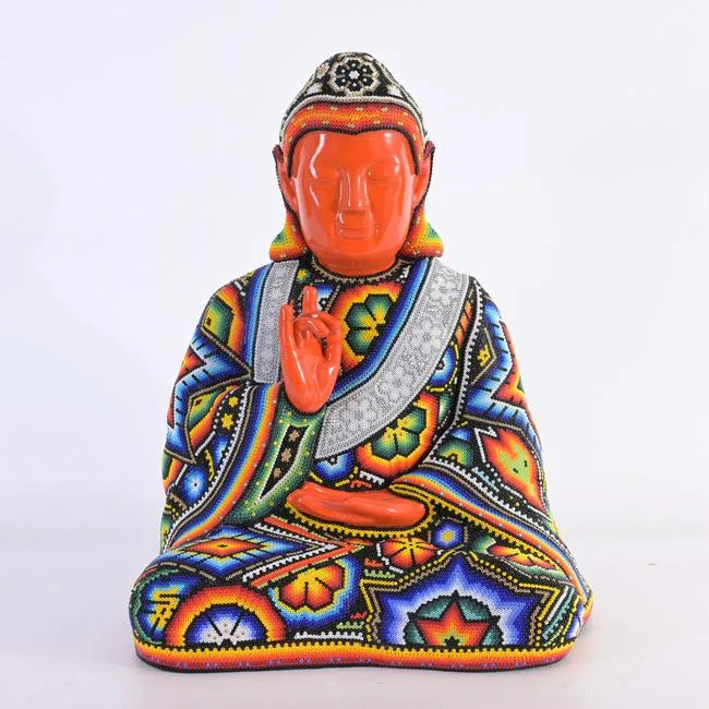 Buddha Madre by Chroma Aka Rick Wolfryd, sculpture, sold Jun 2023