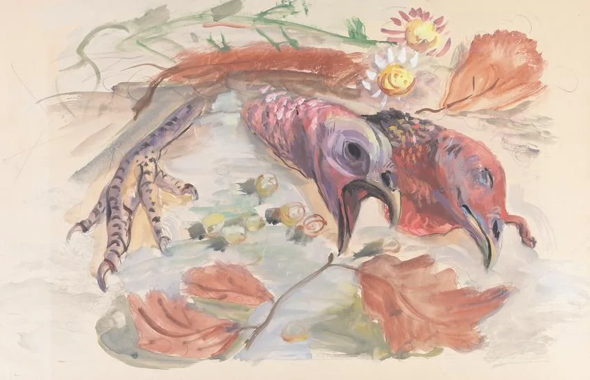 Untitled by Louis Bosa, watercolor/gouache, offered Jun 2023