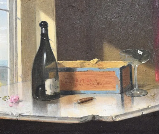 Untitled by William Harnett, 1880, Oil, offered Sep 2023