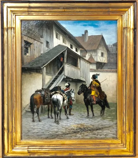 Wladyslaw Szerner Sr., Untitled, Oil on canvas