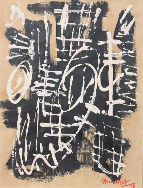 Untitled by Corinne Michelle West, Mixed Media, sold Aug 2024