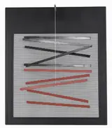 Jesús Rafael Soto, Petite Vibration Brique et Noire - 1966