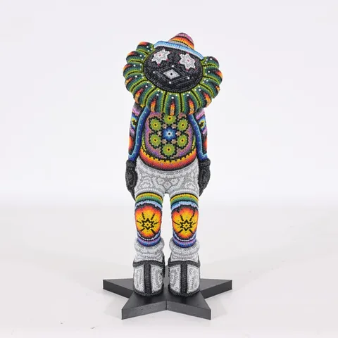 Chroma Aka Rick Wolfryd, Head Count, 2024, sculpture