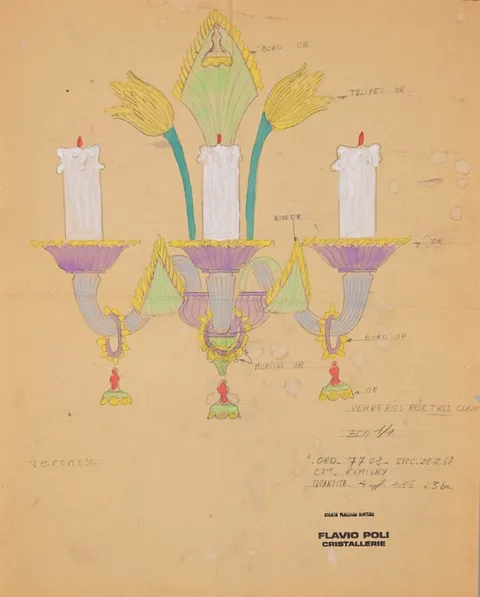 Flavio Poli, Untitled, Sketch
