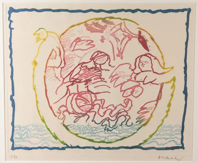 Untitled by Pierre Alechinsky, Aquatint, sold Aug 2025