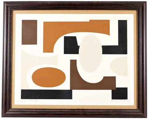 Dorothy Dehner, Egyptian Theme, Color lithograph