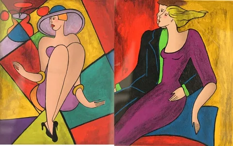 Untitled by Linda Le Kinff, Color Serigraphs, sold Nov 2025