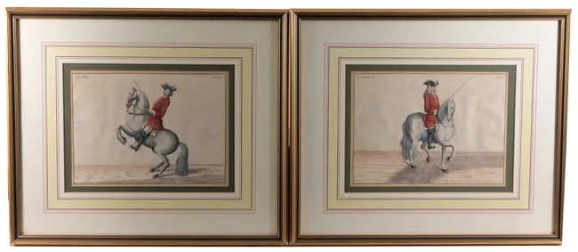 Baron von Eisenberg, Le Cerf, Hand colored engravings