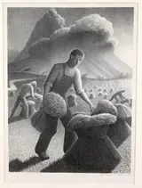 Grant Wood, Approaching Storm