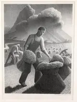 Grant Wood, Approaching Storm