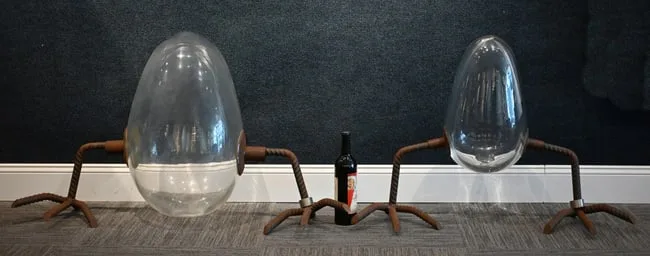 Walking Egg by Koen Vanmechelen, Blown Glass, offered Apr 2026