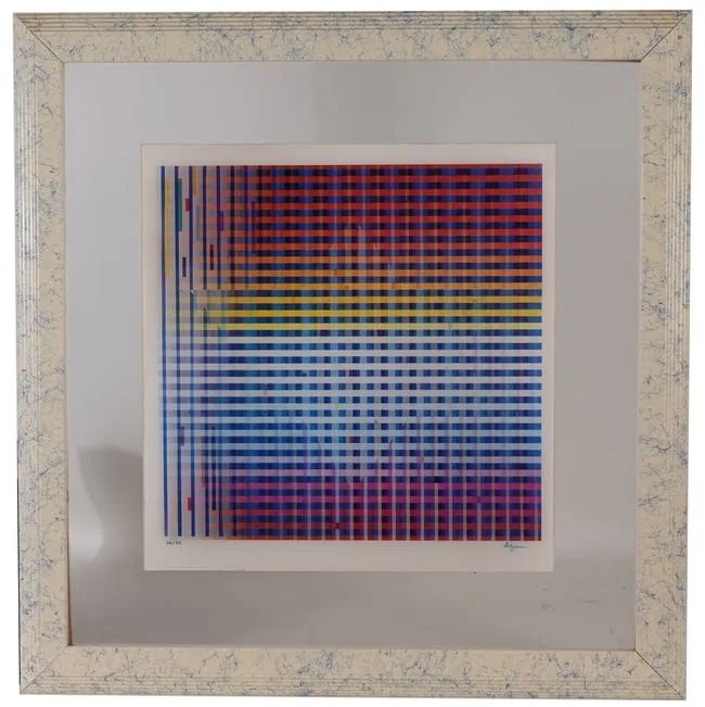 Rainbow Star by Yaacov Agam, 1989, print (other), sold Apr 2026