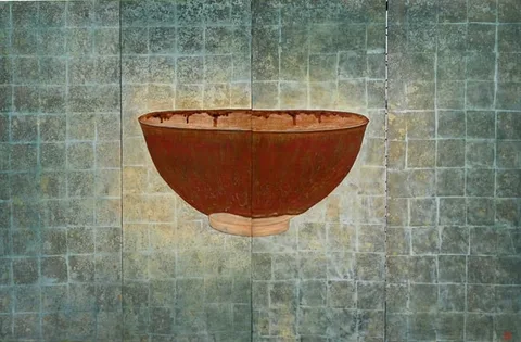 Nguyen Van Minh, Bowl of Zen, Lacquer on Wood