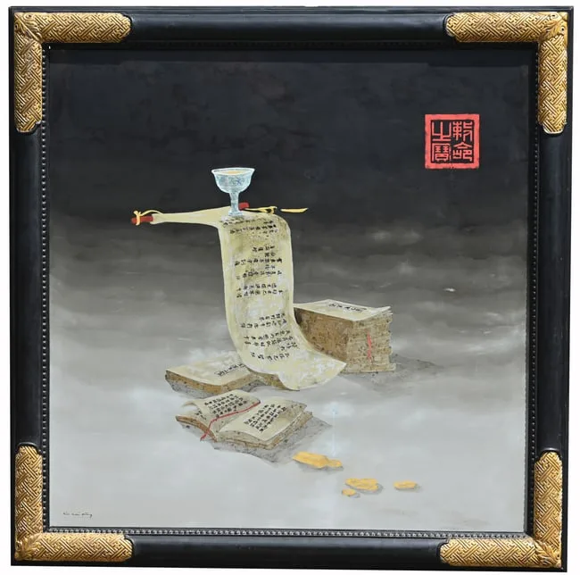Bui huu hung, Untitled, Lacquered