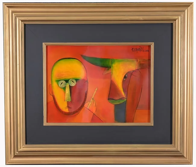 Untitled by Thanh Chuong, Lacquer on Wood, sold Sep 2026