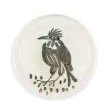 Pablo Picasso, Oiseau à la huppe (Ramié 173), 1952, White earthenware ceramic ashtray with oxidized paraffin decoration and white enamel, from an edition of 500, marked 'Edition Picasso'