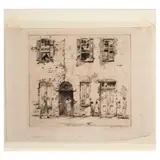 Alfred Heber Hutty, Court Activities (Howle 2012, 122), 1932, Drypoint on laid paper
