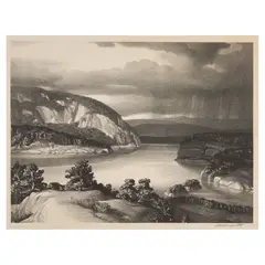 Stow Wengenroth, Hudson River (Storm) (Stuckey 86), 1939, Lithograph on wove paper