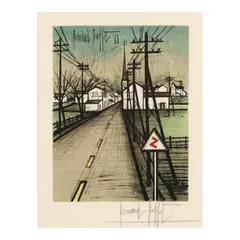 Bernard Buffet, La Route (Sorlier 305), 1962, Lithograph in colors on wove paper