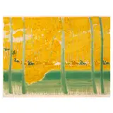 André Brasilier, Cavalcade au bord de l'Etang (Le Pichon 69), 1973, Lithograph in colors on wove paper