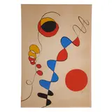 Alexander Calder, Couleurs enlaces dans le fil de fer, c. 1965, Lithograph in colors on wove paper