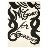 Alexander Calder, McGovern for McGovernment, 1972, Lithograph on Rives BFK paper