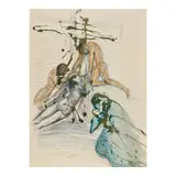 Four plates, from Biblia Sacra (4 works) (Field 69-3-VI-2,6, V-11,17) by Salvador Dalí, 1963-64, A group of four lithographs in colors on heavy rag paper, each with the signature in the stone, from the total edition o, sold Sep 2025