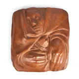 Käthe Kollwitz, Grabrelief (Ruht im Frieden seiner Hände), 1935-36, A posthumous casting in terracotta