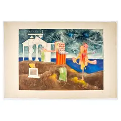 Roberto Sebastian Matta, Héraclite, L'Arc, Obscure des Heures, Chiasso, Multiplicata, S.A (10 works) (Ferrari 105-114), 1975