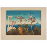 Roberto Sebastian Matta, 5pm, from L'Arc obscur des heures (Ferrari 110), 1975, Etching and aquatint in colors on wove paper