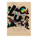Lucifer (Morlot 1050) by Joan Miró, 1975, Lithograph in colors on wove paper, sold Sep 2025
