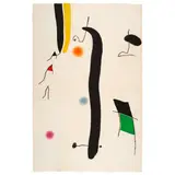 Joan Miró, Plate 2, from Le Marteau sans Maitre (Dupin 945), 1976, Etching and aquatint in colors on wove paper, from the total edition of 219