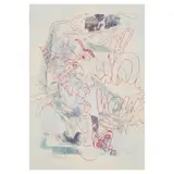 John Matos, WOW, 1990, Lithograph in colors on Arches cream paper