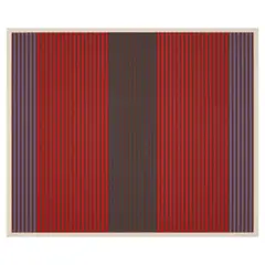 Karl Stanley Benjamin, Stripes II, 1979, Screenprint in colors on Arches paper