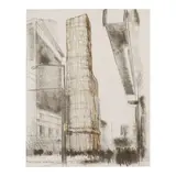 Christo & Jeanne-Claude, Allied Chemical Tower, Packed, Project for 1 Times Square, New York, from (Some) Not Realized Projects (Schellmann 38)