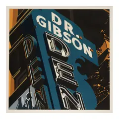 Robert Cottingham, Dr. Gibson, 1974, Lithograph in colors on wove paper