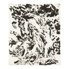 Elaine de Kooning, Jardin de Luxembourg VIII (Tamarind 77-102), 1977, Lithograph on wove paper