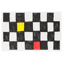 Mary Heilmann, African, 2000, Lithograph in colors on wove paper