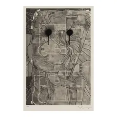Jasper Johns, Untitled, from The Geldzahler Portfolio (Gemini 1744), 1998, Etching on wove paper
