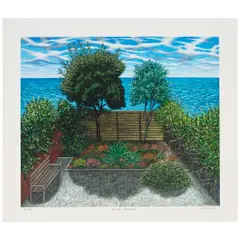 Scott Kahn, Anna's Garden, c. 2020, Digital pigment print in colors on wove paper