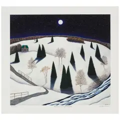 Scott Kahn, Berkshire Nightscape, c. 2020, Digital pigment print in colors on wove paper