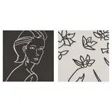 Alex Katz, Gloria 4; Gloria 21, from Gloria (2 works) (Cantz 398; 415), 2005, Two etchings on wove paper accompanied by poems by Bill Berkson
