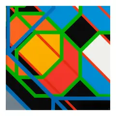 Sarah Morris, SE, from Department of Water and Power, 2004, Screenprint in colors on wove paper