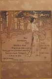 George Auriol, - ''Bois Frissonnants''-, lithograph in colors, 1893, laid down. 19 5/16 x 12 11/16''