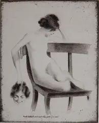 Emil Fuchs, - ''The Smile Should Be''-, etching