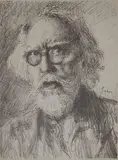 Augustus John, - Self-Portrait-