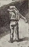 Isabel Bishop, - ''Study Man Putting On Jacket'' (Teller 55A)-