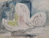 Byron Browne, - Still-Life-