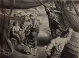 Federico Castellón, - ''By The Arks'' (Freundlich 100)-, lithograph, 1941