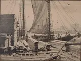 Gordon Grant, - ''The Lumber Wharf'' (AAA/Czestochowski 1947.050)-